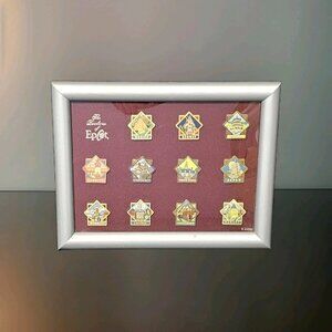 Disney Pavilions of Epcot Framed Pin Set Limited Edition 500 Countries 2000 Rare
